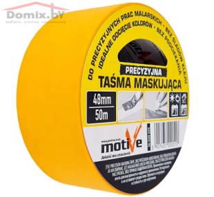 Лента малярная Motive на рисовой бумаге 48 мм х 50 м